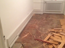 Rénovation parquet - mise à niveau du sol